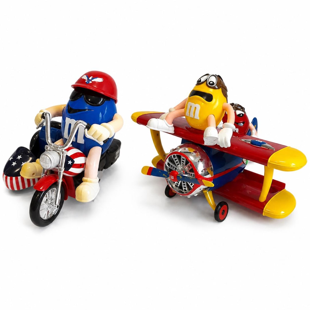 M&m's Candy Dispenser Motorcycle or Airplane Advertising