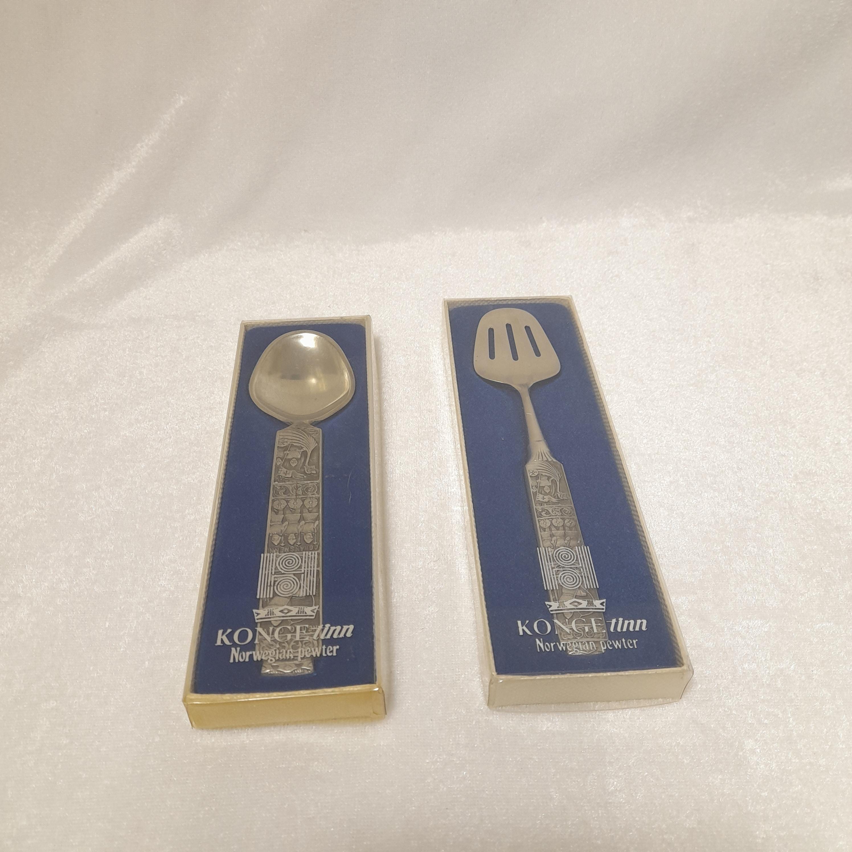 Konge Tinn Norwegian Pewter Flatware - Etsy