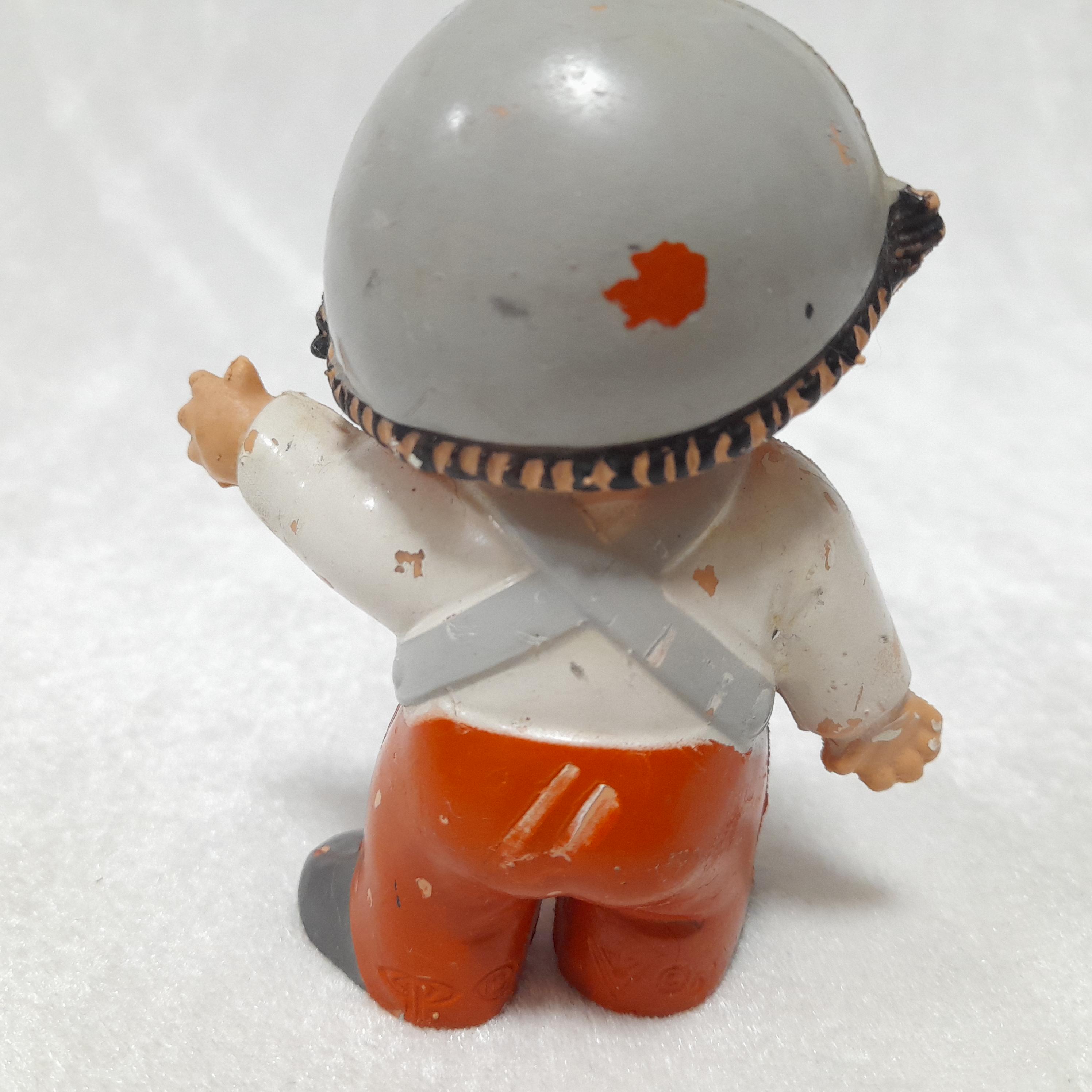 Goebel Mainzelmännchen Berti Rubber Figure ZDF Advertising German