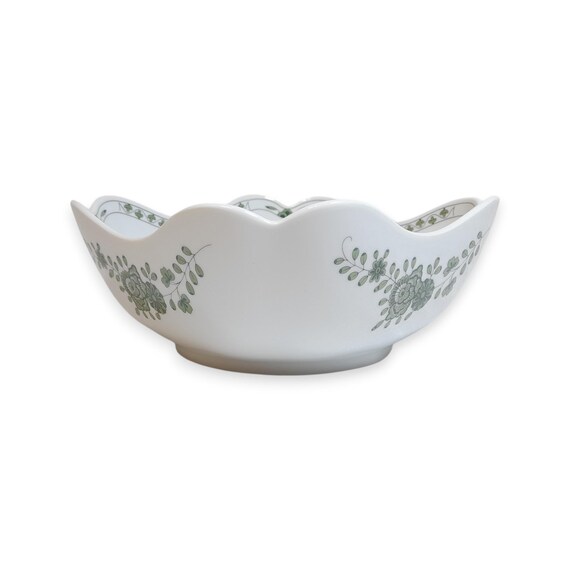 Buy Hutschenreuther 20 Cm Bowl Porcelain White Green Maria Theresia Schlossgarten Vintage Online in India