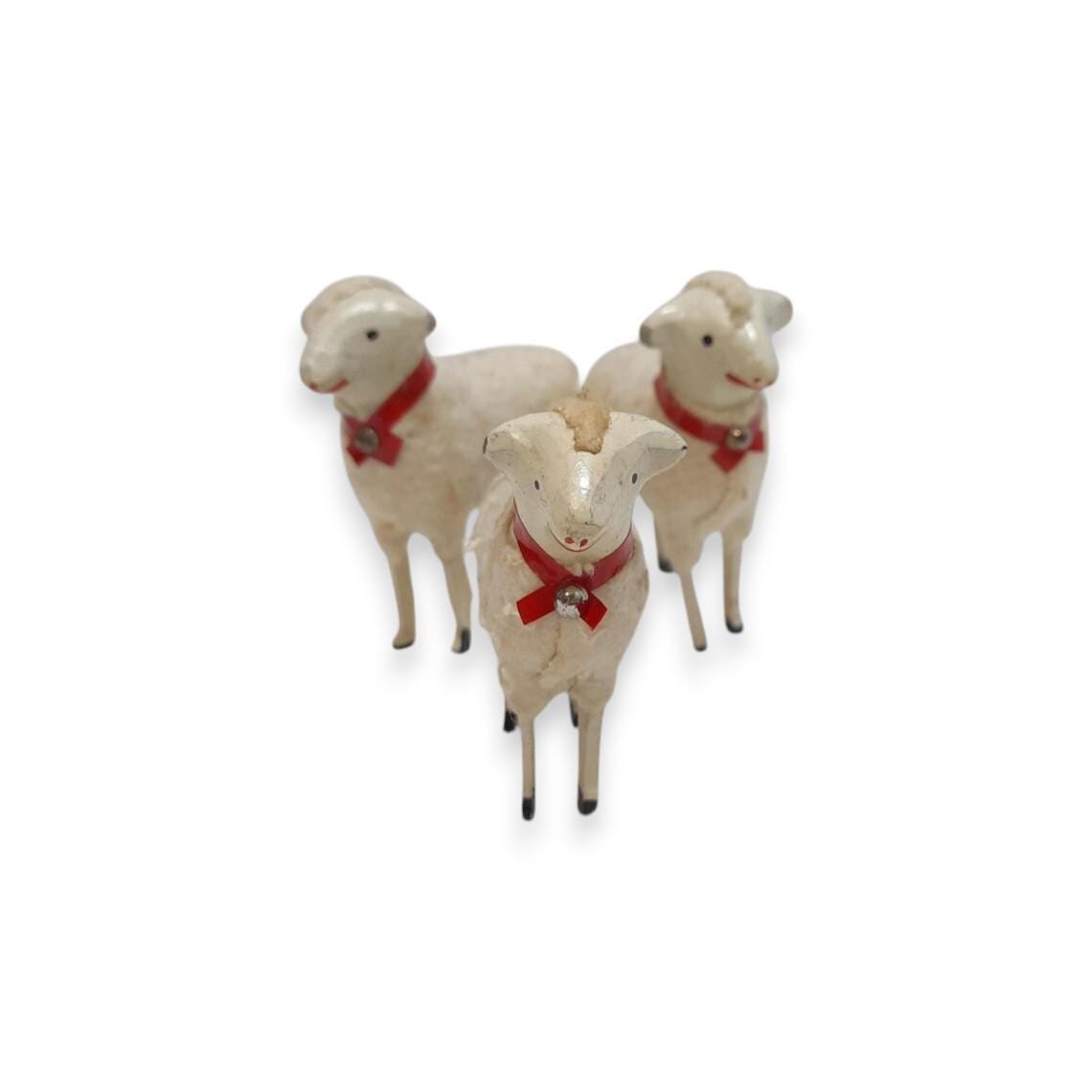 Antique putz sheep - Etsy 日本