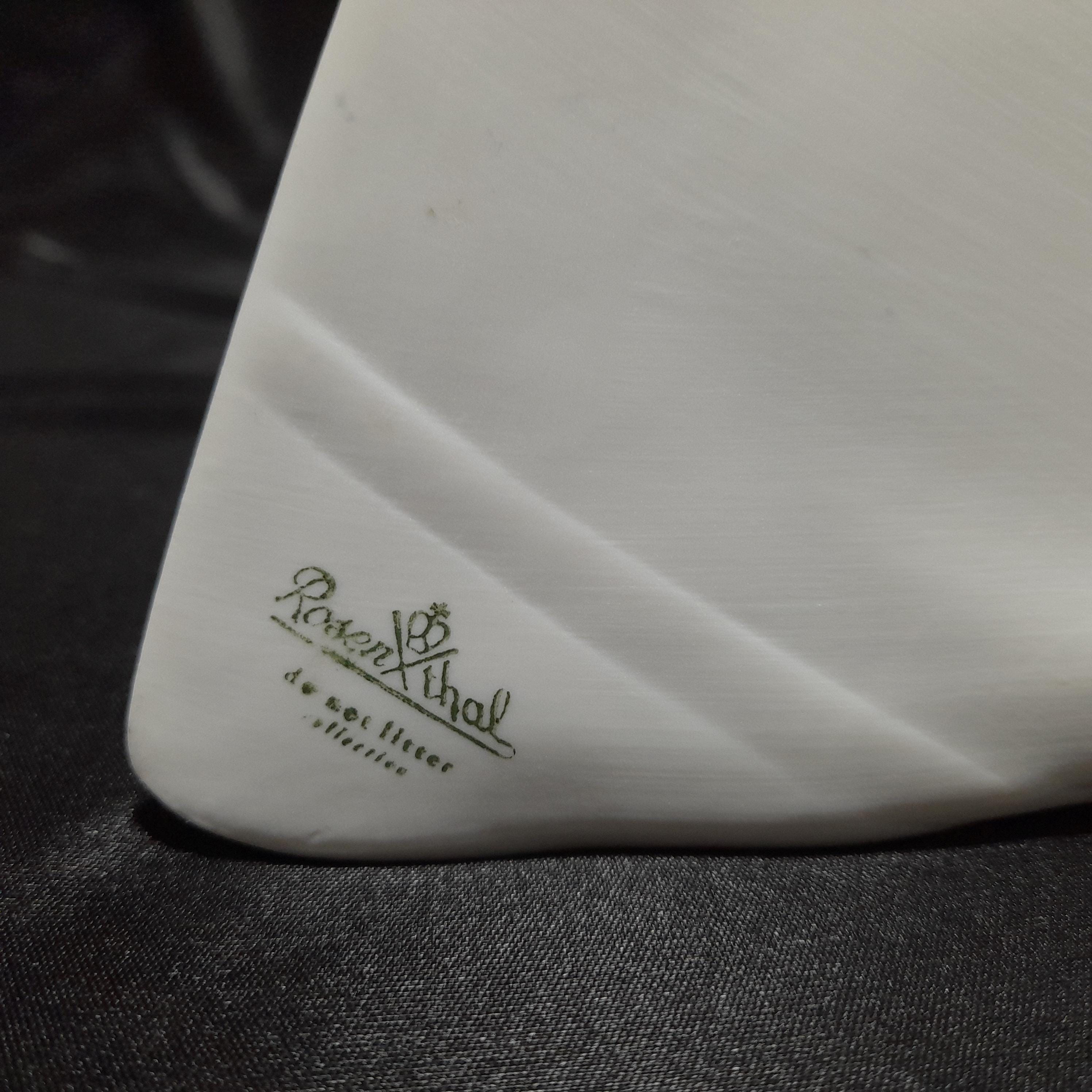 Rosenthal Bisque Porcelain Milk Carton Vase | Do Not Litter