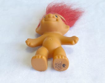 トロール人形 青または赤の髪 1990年代 コレクターズアイテム