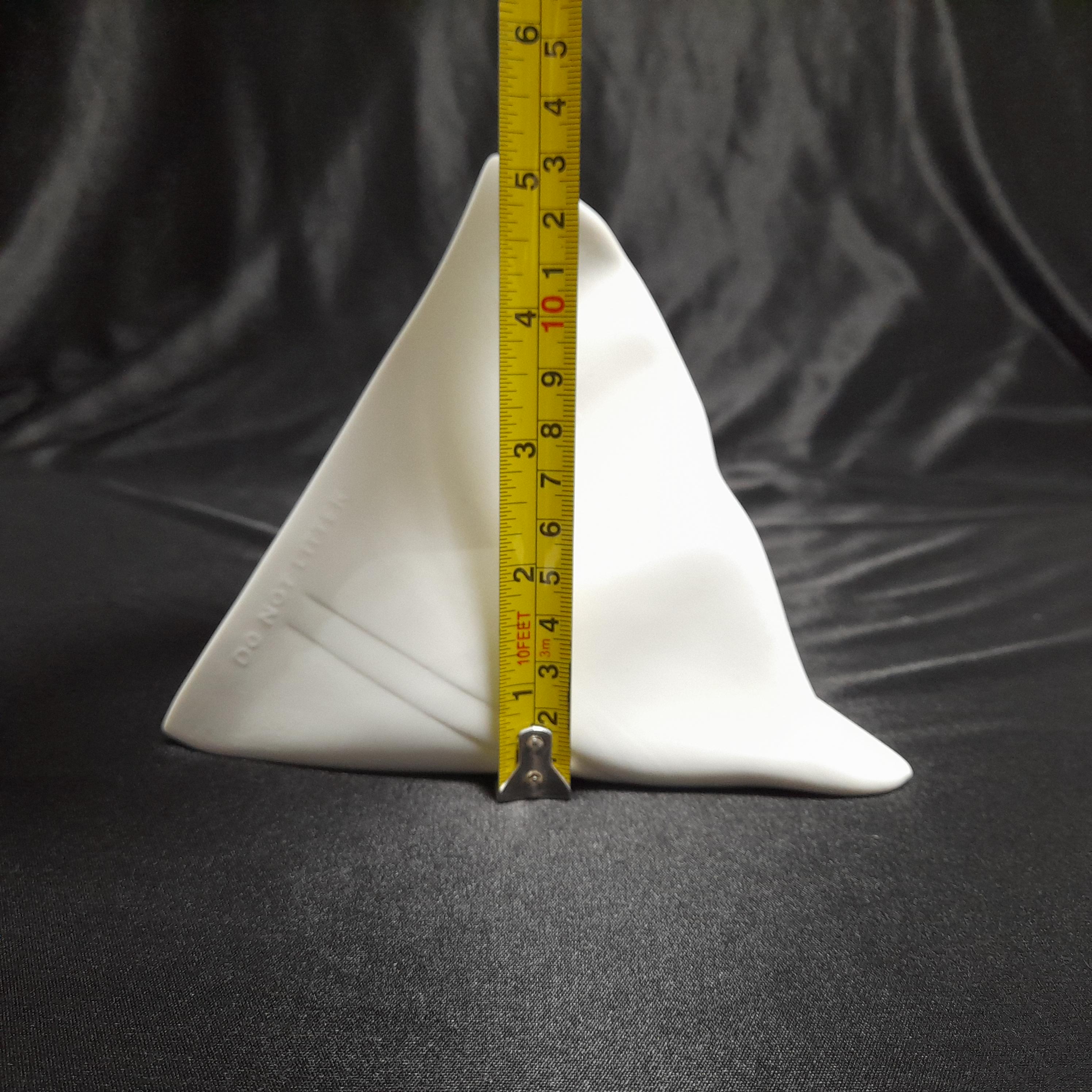Rosenthal Bisque Porcelain Milk Carton Vase | Do Not Litter