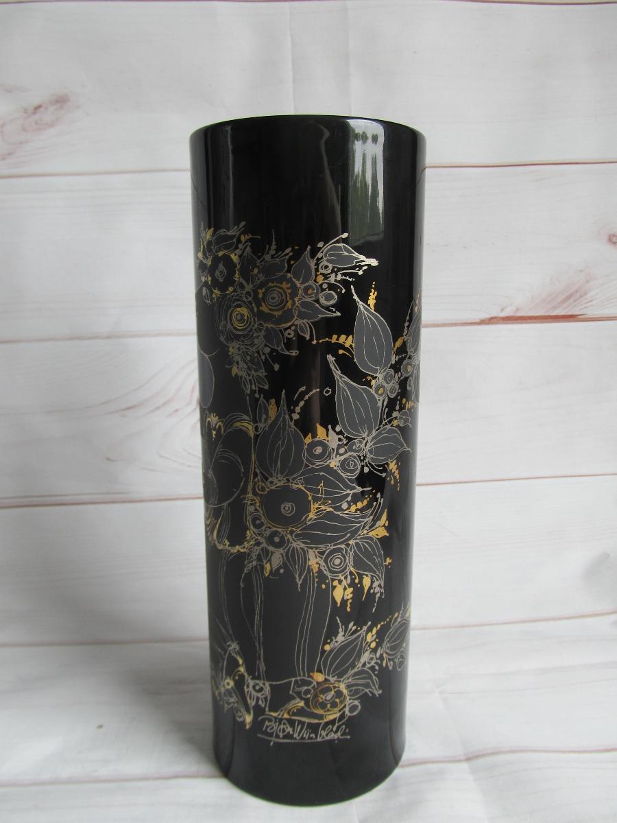 Rosenthal Studio Linie Vase Bjorn Wiinblad 1001 Nights Black