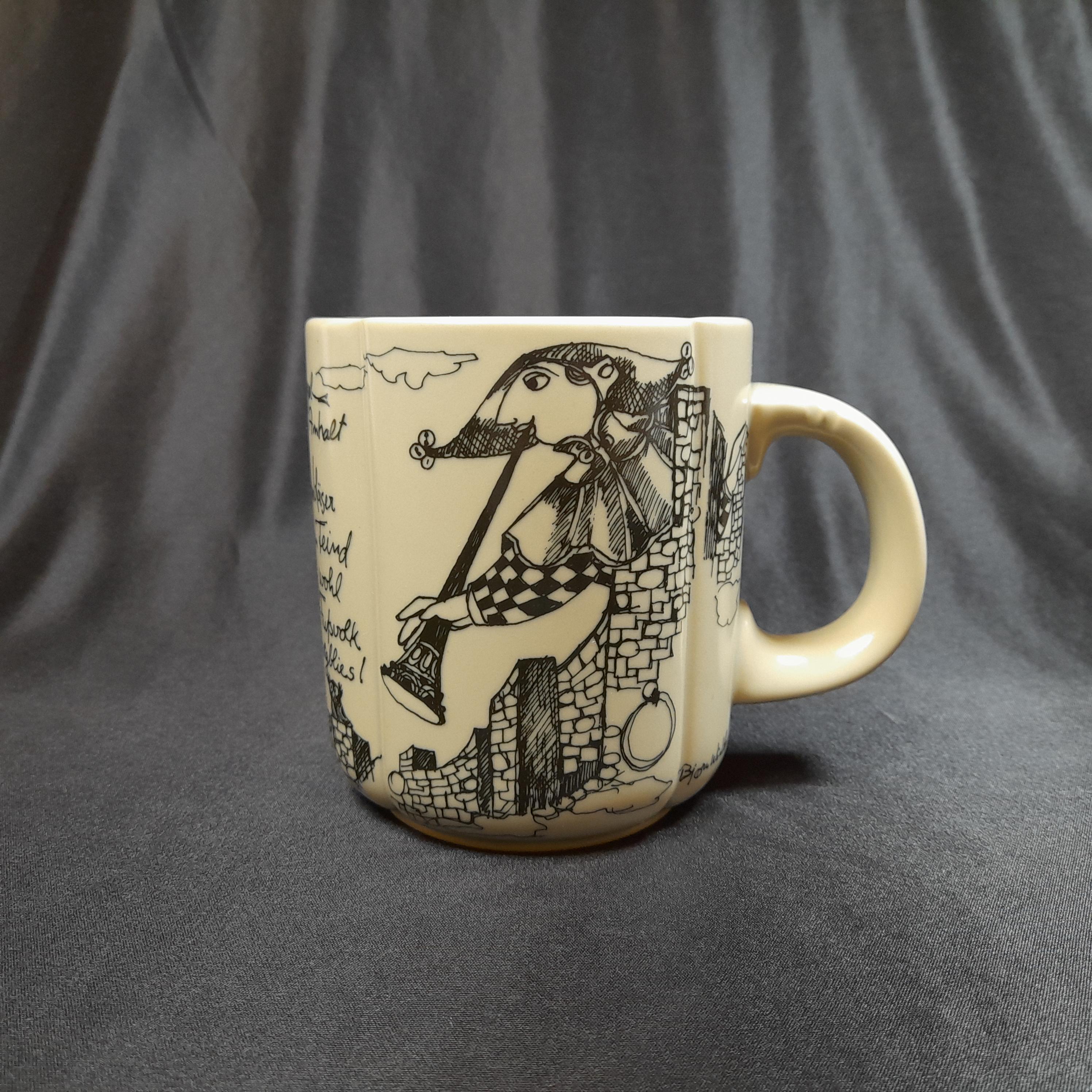 Rosenthal Studio Line Mug Porcelain Bjorn Wiinblad Till