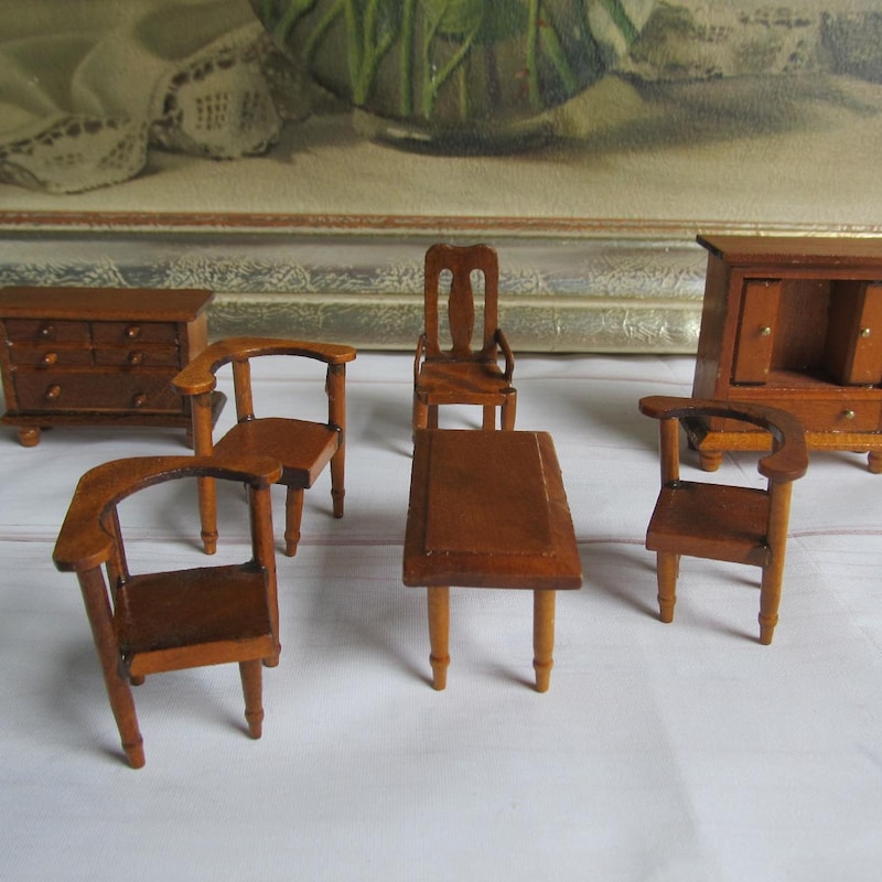 Miniature Dollhouse Furniture - Etsy