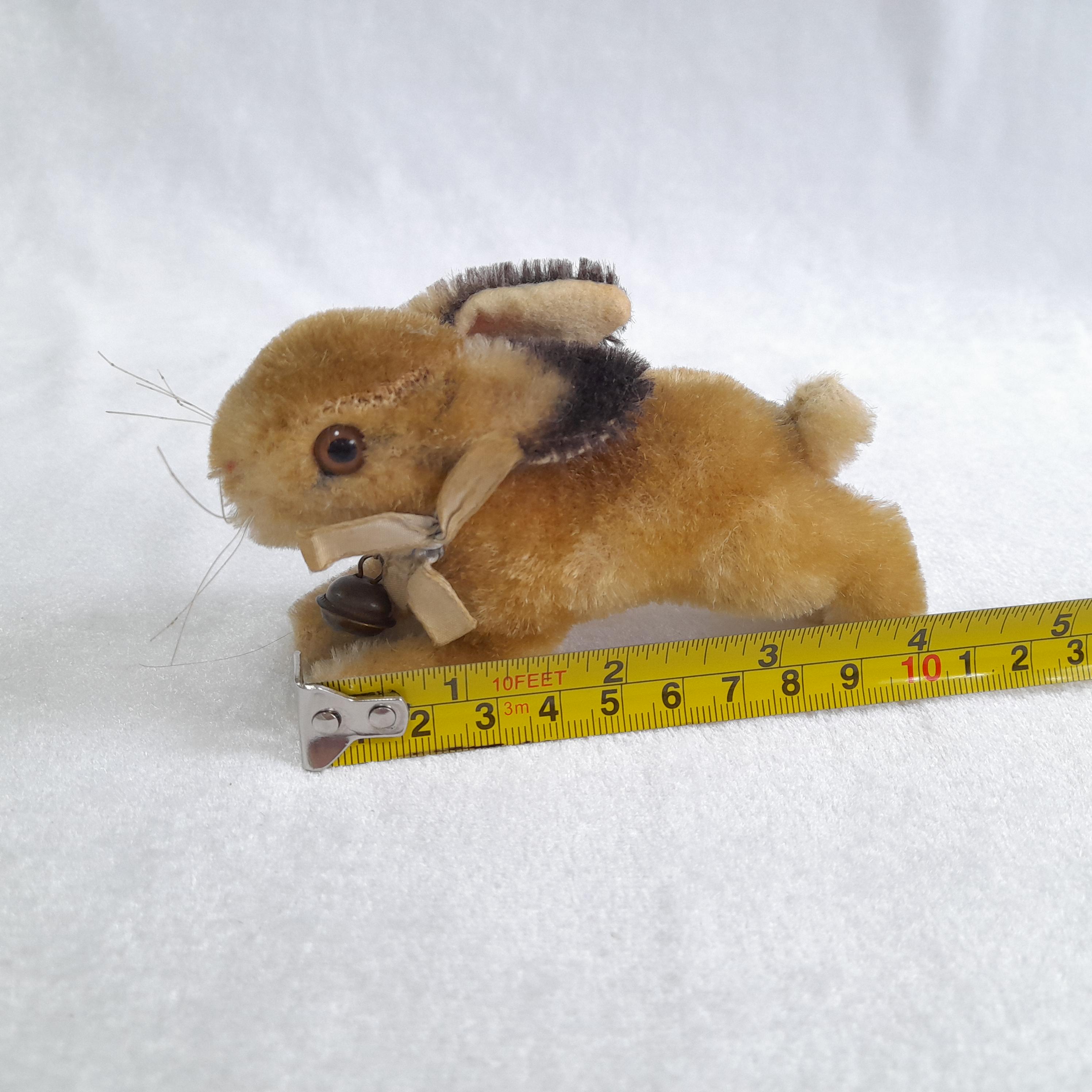 Steiff Attributed Hoppy Rabbit Mohair Mini Bunny German 1940s
