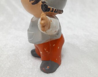 Goebel Mainzelmännchen Berti Rubber Figure ZDF Advertising German