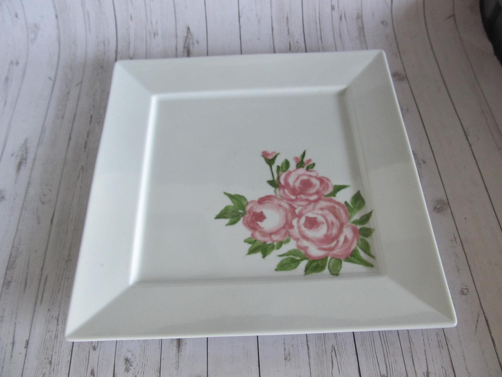 Rosenthal Roses Vintage Rosenthal Epoque Porcelain Plate, Hand-painted Roses, German ...