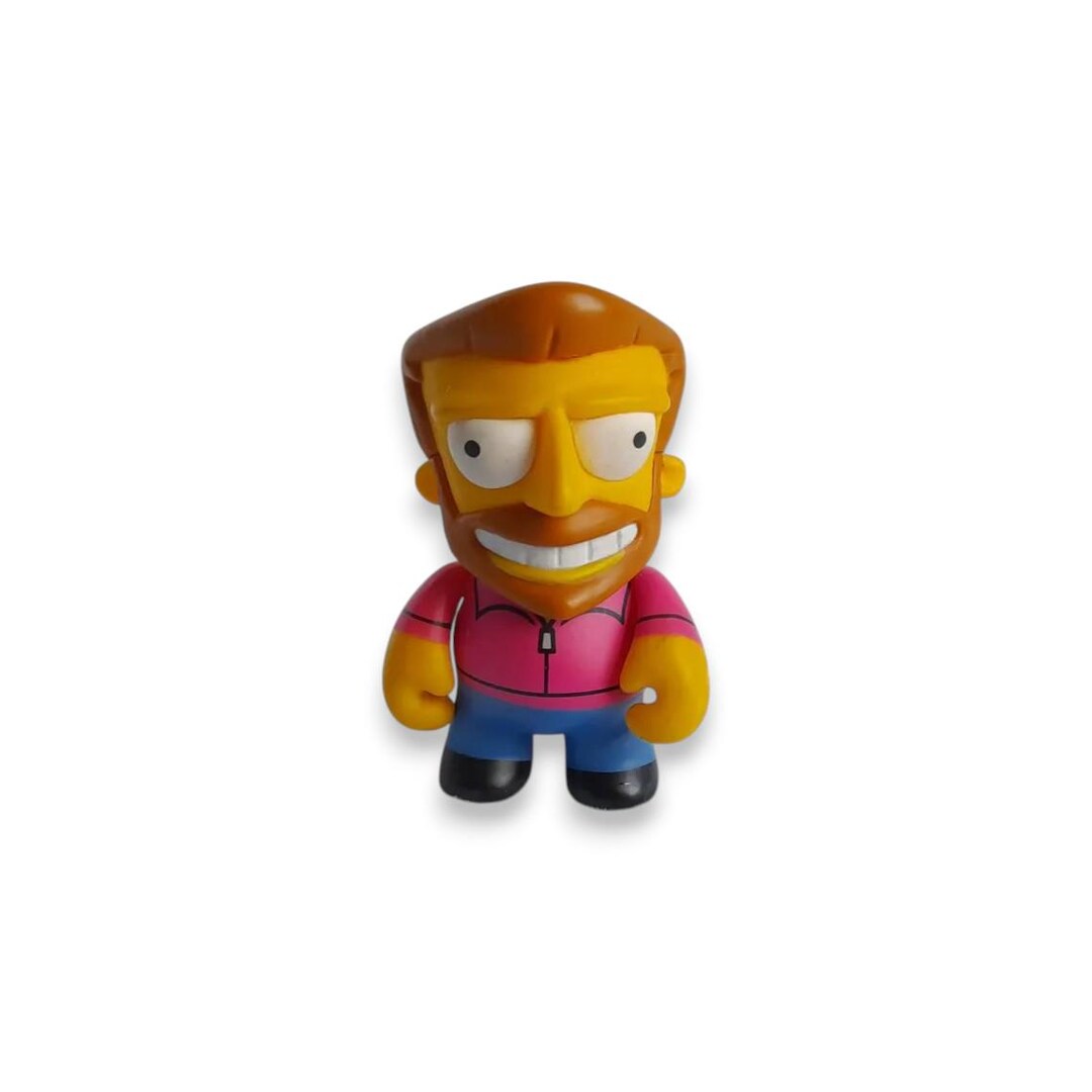 Kidrobot Hank Scorpio Figure Vinyl Yellow Pop Art Simpsons 25th