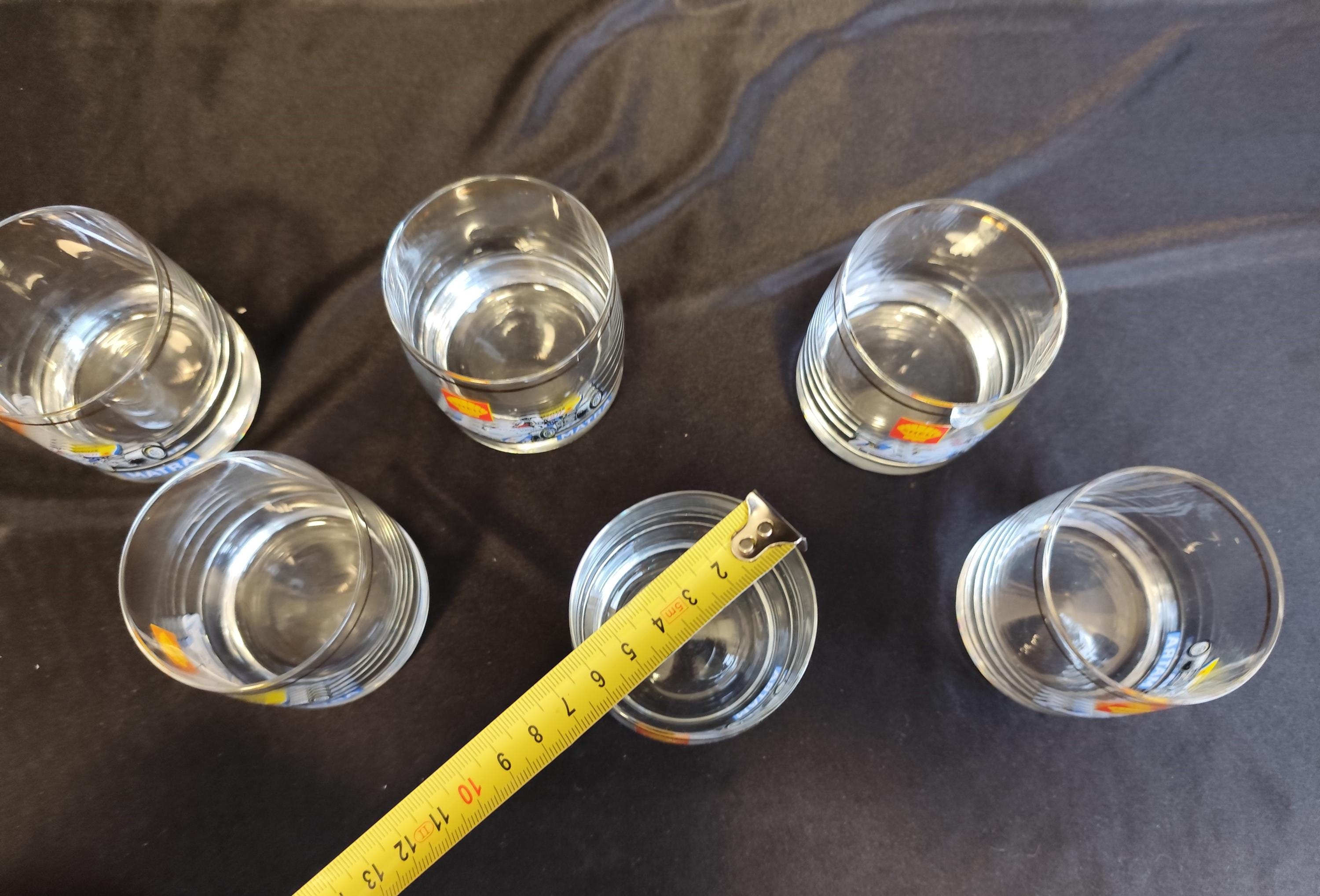 Bohemia Crystal Formula 1 Whiskey Glasses Set of 6 Motorsport