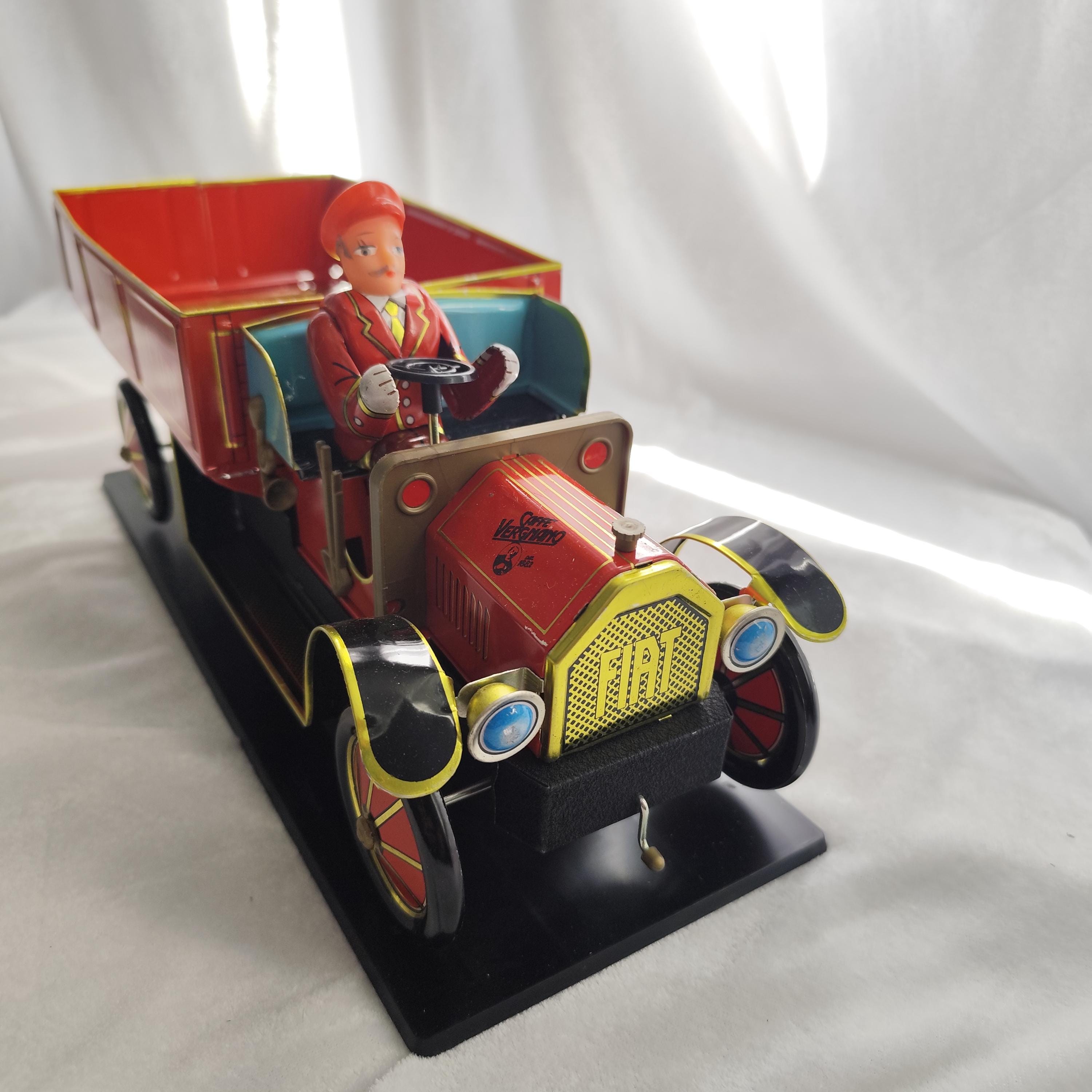 Caffe Vergnano Fiat 18BL Tin Truck Coffee Advertising Collectible