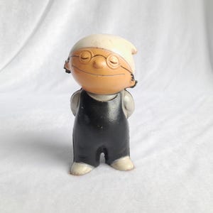 70’s Mainzelmannchen ドイツ ビンテージ ソフビTOY 3個 Mainzelmannchen Vinyl Figure マインツェルマンヒェン