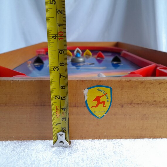 Grand KLIC-KLAC ancien FLIPPER en Bakelite Jeu de billes Vintage Jeu de bistro Rétro - TBE - Collection