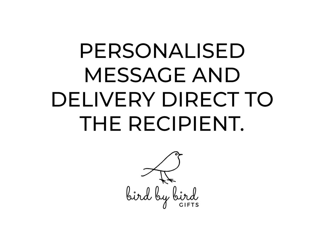 Personalised Message and Delivery Direct to Recipient. addon Etsy UK