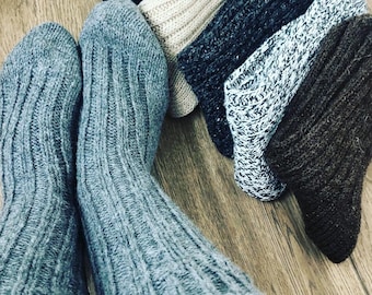 Knit Wool Socks, Universal Socks, Warmest Socks, Thick Socks, Thick Wool Socks, Winter Socks