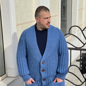 カーディガン IONSEOUL Heavy wool Cardigan Fully Closed Wool Cardigan , Chunky Zipped Jacket T1286 - Etsy