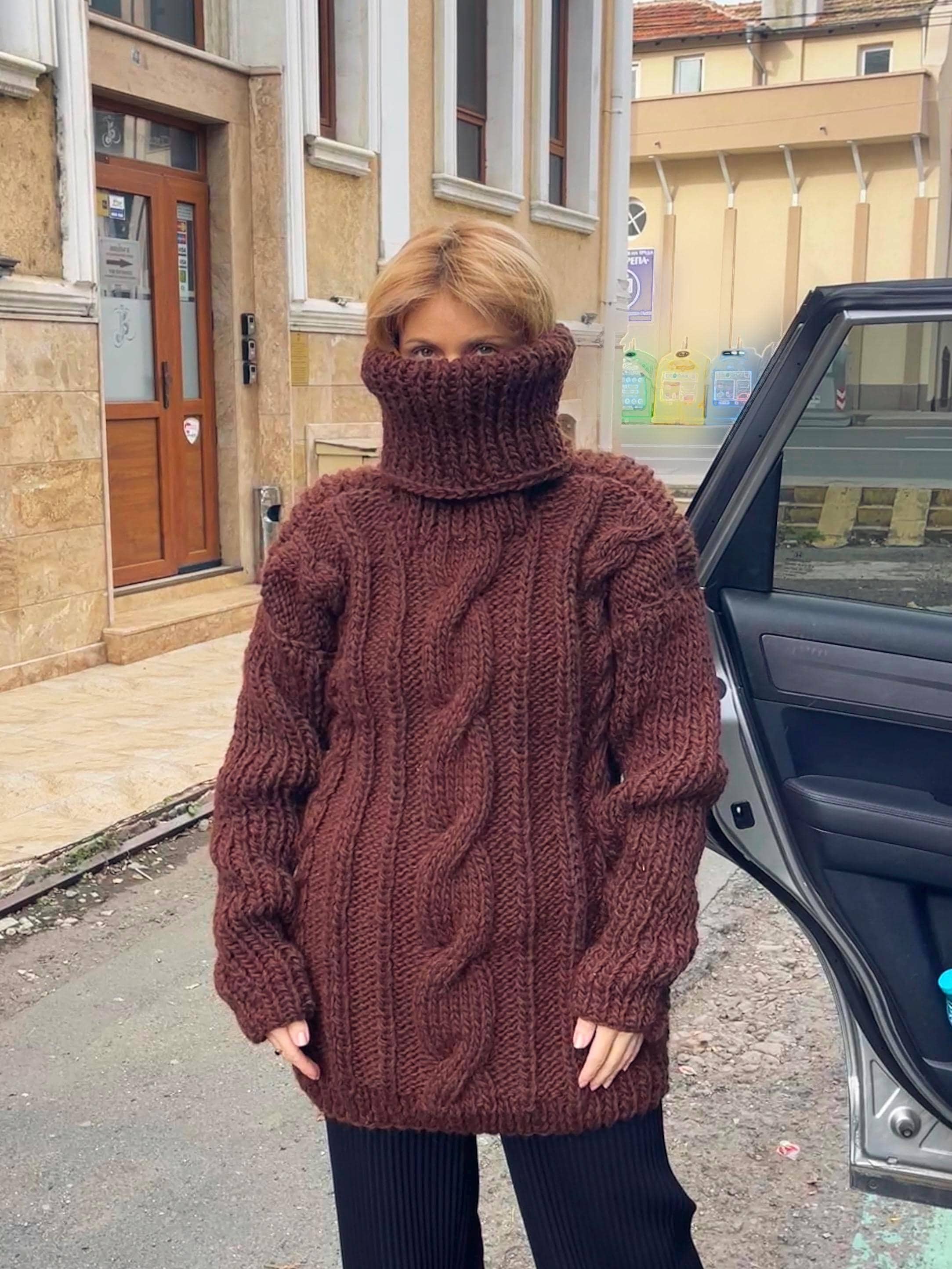Turtleneck Sweater Xl 80s 90s - Etsy