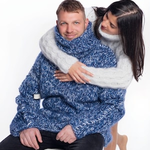Big fluffy jumpers hot sale