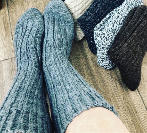 Knit Wool Socks, Universal Socks, Warmest Socks, Thick Socks, Thick Wool  Socks, Winter Socks 