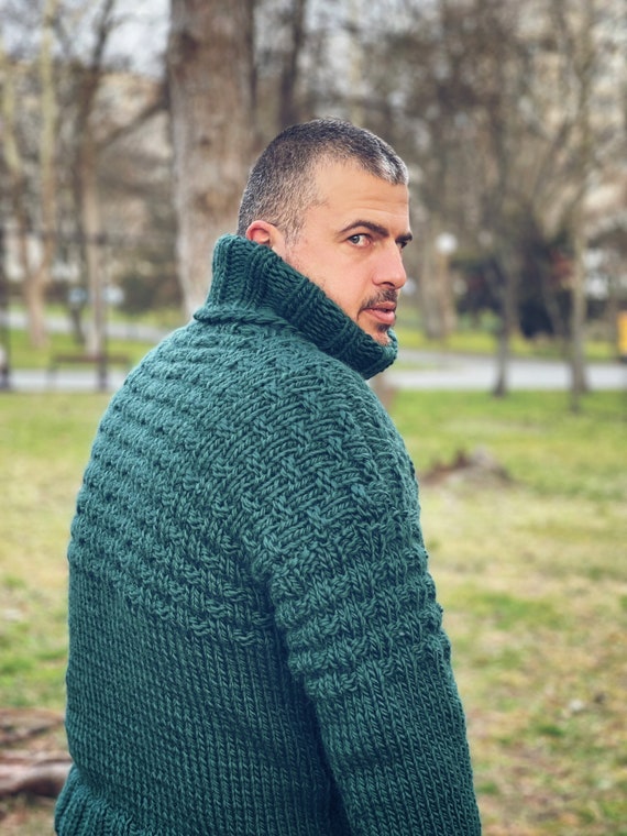 Jersey de punto invierno para hombre