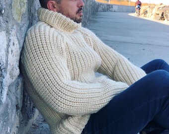 men turtleneck sweaters