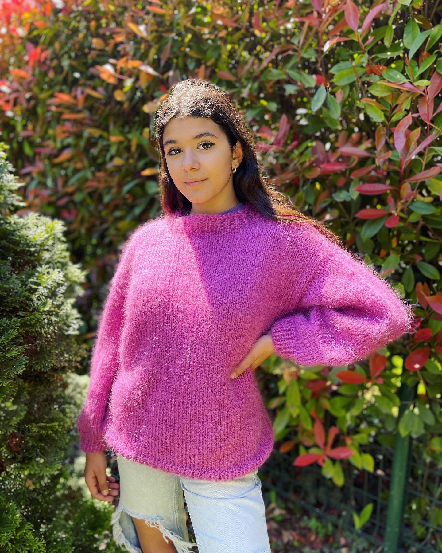 mohair angora sweater amateur