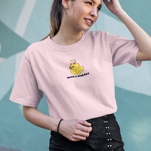 Have A Nice Day Rubber Ducky Clowncore Tee Mall Goth Clowncore Kawaii Clown Shirt KidCore Clothing Clowncore Clothing
