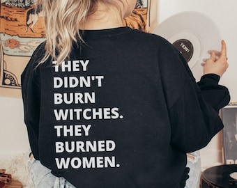 F*ck The Patriarchy Back Print Sweater Feministische Gelijke Rechten Vintage Esthetische Empowered Feministische Cadeaus voor Vrouwen Trendy Esthetische Kleding