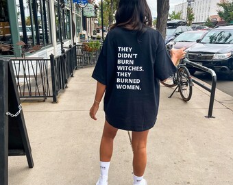 F*ck The Patriarchy Feminist Shirt Vintage Aesthetic Equal Rights Shirt Empowered Woman Feminist Gift for Her Trendy Aesthetic Clothes