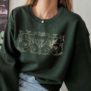 Renaissance Cupid Shakespeare Sweatshirt Cottagecore Sweatshirt Poet Bookish Things