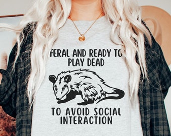 Possum Shirts That Go Hard Opossum Lover Shirt Possum Shirt Opossums Meme Eat Trash Possum Tee