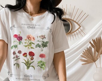 Persephone Vintage Greek Mythology Shirt Dark Academia Hades Booktok Light Academia Clothing Dark Cottagecore Greek Bookish Poet Shirt