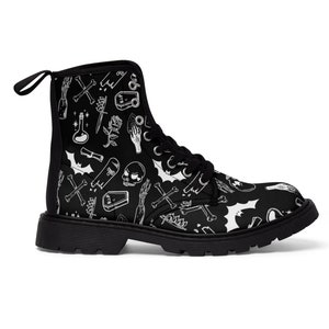 Goth laarzen Halloween laarzen Goth meisje laarzen