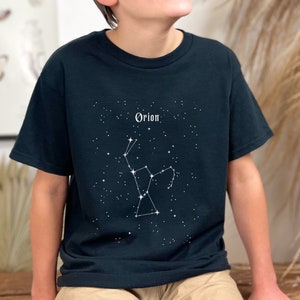 Orion Constellation Shirt Kids Size Constellation Shirt Poet Shirt Constellation Print Orions Belt Constellation Chart Gift Orion Print