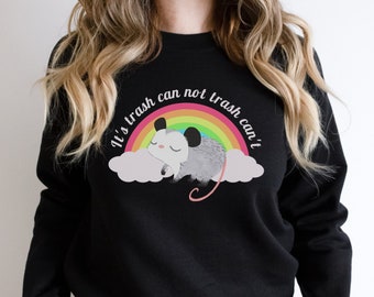 Possum Sweatshirt Possum Print Opossum Sweatshirt Opossum Sweater Possum Gifts Cottagecore Sweater Cottagecore Nature Lover Clothing