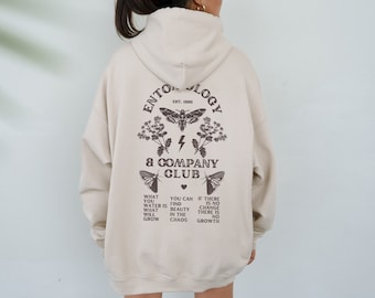 Moth Hoodie Dark Academia Cottagecore Hoodie Lunar Moth Academia Clothing Butterfly Hoodie Witchy Hoodie Boho Celestial Luna Moth Hoodie