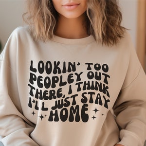 Funny Introvert Homebody Sweatshirt Bookworm Hangover Sweatshirt Library Sweatshirt Beachy Sweatshirt Adhd Sweatshirt Im Cold Sweatshirt