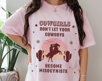 Maglietta femminista occidentale anti-Trump Eat The Rich Maglietta Howdy Cowboy Maglietta Harris Walz Maglietta Childless Cat Lady Coastal Cowgirl