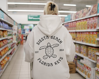 Siesta Beach Hoodie Coconut Girl Trendy Hoodie Granola Girl Aesthetic Hoodie Beach Sunset Hoodie Coconut Girl Kleidung California Hoodie