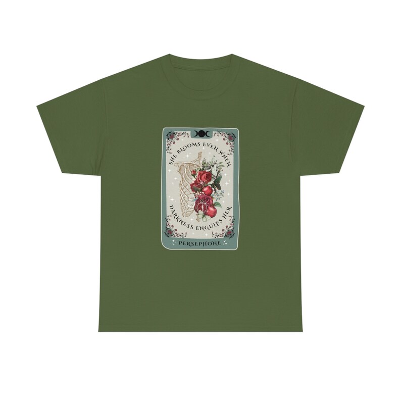 Persefone Tarocchi Camicia Ade E Persefone Mitologia greca Dark Academia Abbigliamento Persefone Camicia Booktok Bookish Persefone E Ade immagine 8
