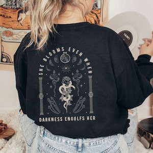 Persephone Pomegranate Greek Mythology Dark Academia Light Academia Clothing Dark Cottagecore Greek Bookish Poet Shirt