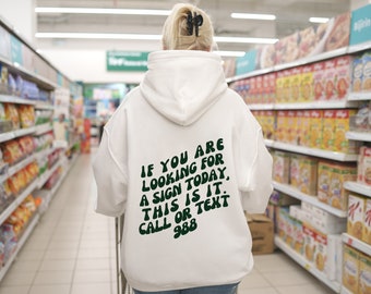 988-tröja självmordsprevention medvetenhet fortsätter tröja mental hälsa hoodie ångest hoodie mental hälsa estetisk tröja