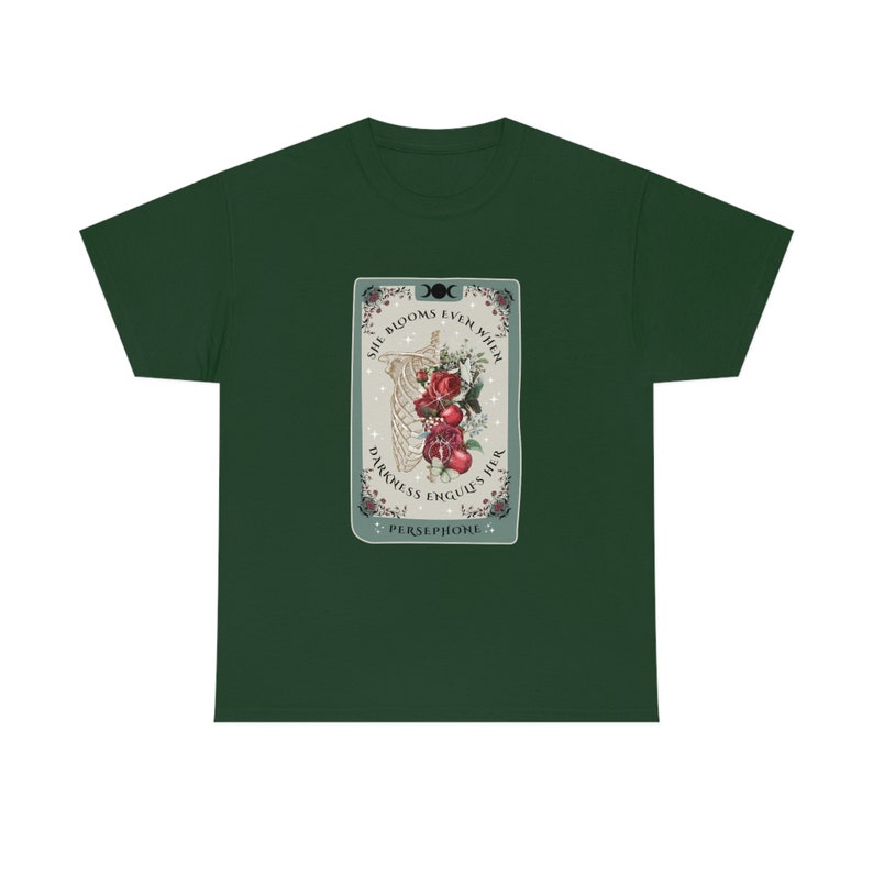 Persefone Tarocchi Camicia Ade E Persefone Mitologia greca Dark Academia Abbigliamento Persefone Camicia Booktok Bookish Persefone E Ade immagine 6