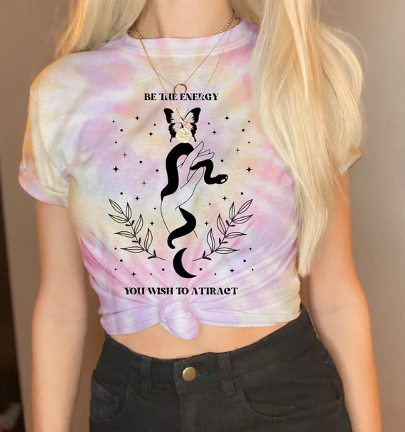 Good Energy Shirt Celestial Positive Vibes Shirt Mental Health Growth Mindset Shirt Butterfly Anxiety Top Love Everyone Positive Quote Shirt