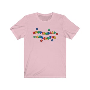 Känslomässigt utmattad clowncore-t-shirt köpcentrum goth clowncore kawaii t-shirt barnkläder clowncore-kläder bild 6