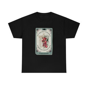Persefone Tarocchi Camicia Ade E Persefone Mitologia greca Dark Academia Abbigliamento Persefone Camicia Booktok Bookish Persefone E Ade immagine 5