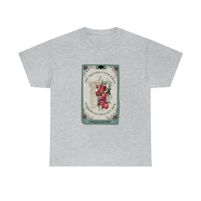 Persefone Tarocchi Camicia Ade E Persefone Mitologia greca Dark Academia Abbigliamento Persefone Camicia Booktok Bookish Persefone E Ade immagine 7