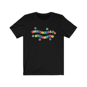 Känslomässigt utmattad clowncore-t-shirt köpcentrum goth clowncore kawaii t-shirt barnkläder clowncore-kläder bild 5